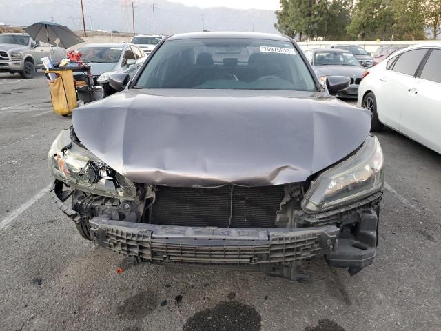 1HGCR2F34EA110519 - 2014 HONDA ACCORD LX GRAY photo 5