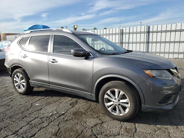 KNMAT2MT0FP562850 - 2015 NISSAN ROGUE S GRAY photo 4