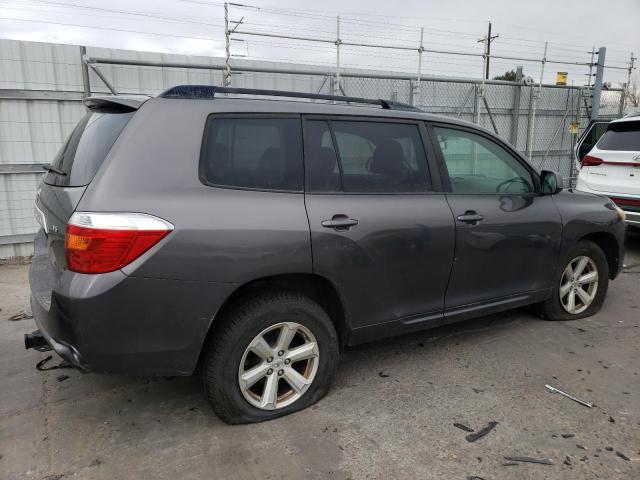 JTEES41A982039471 - 2008 TOYOTA HIGHLANDER GRAY photo 3