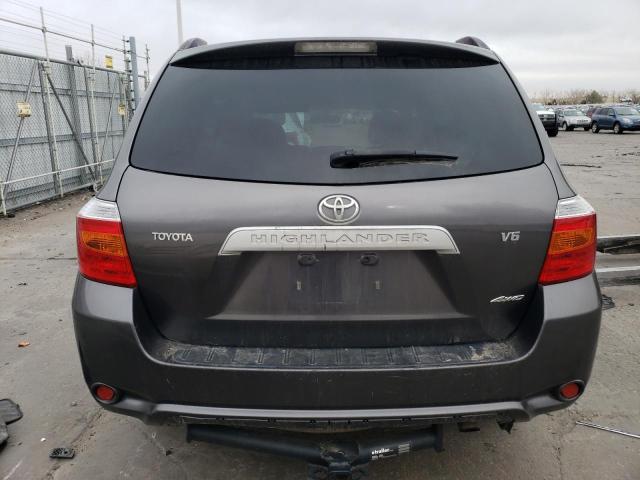 JTEES41A982039471 - 2008 TOYOTA HIGHLANDER GRAY photo 6