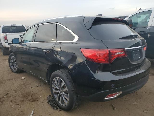 5FRYD4H44GB026519 - 2016 ACURA MDX TECHNOLOGY BLACK photo 2