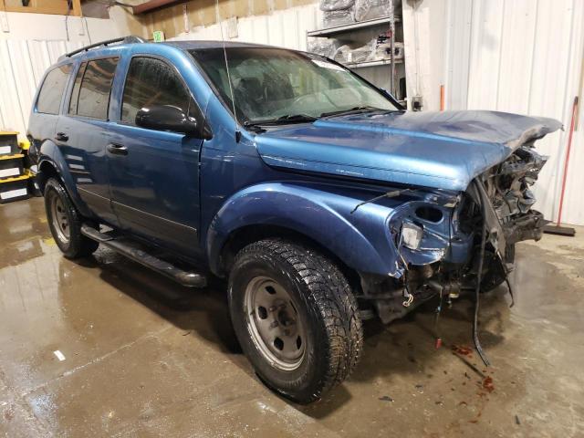 1D4HB48226F133068 - 2006 DODGE DURANGO SLT BLUE photo 4