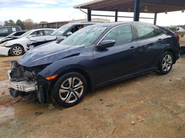 19XFC2F57JE006080 - 2018 HONDA CIVIC LX GRAY photo 1