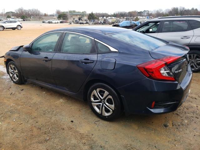 19XFC2F57JE006080 - 2018 HONDA CIVIC LX GRAY photo 2