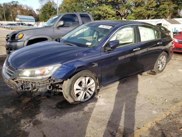 1HGCR2F3XDA220943 - 2013 HONDA ACCORD LX BLUE photo 1