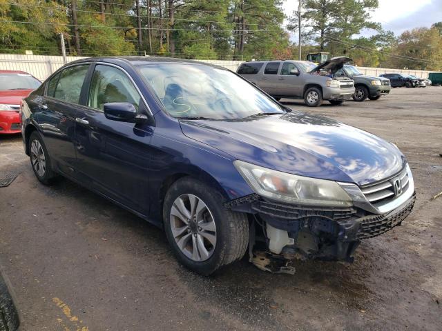 1HGCR2F3XDA220943 - 2013 HONDA ACCORD LX BLUE photo 4