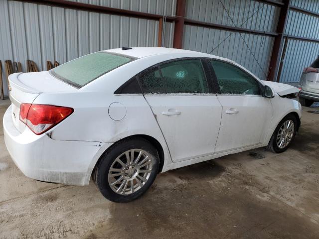 1G1PJ5SB4D7142252 - 2013 CHEVROLET CRUZE ECO WHITE photo 3