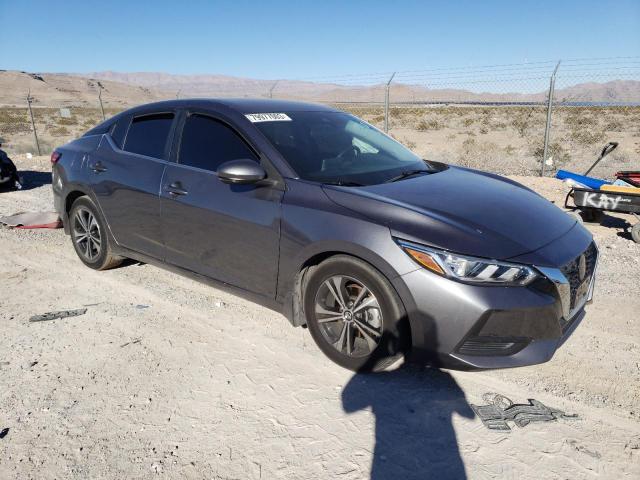 3N1AB8CV1LY236819 - 2020 NISSAN SENTRA SV GRAY photo 4