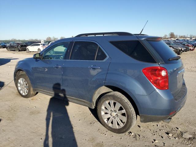 2CNFLPE54B6342801 - 2011 CHEVROLET EQUINOX LT BLUE photo 2