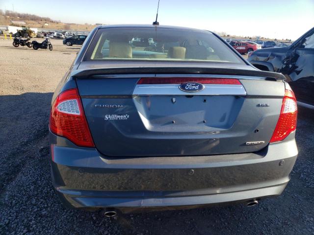 3FAHP0JG8CR331011 - 2012 FORD FUSION SEL BLUE photo 6