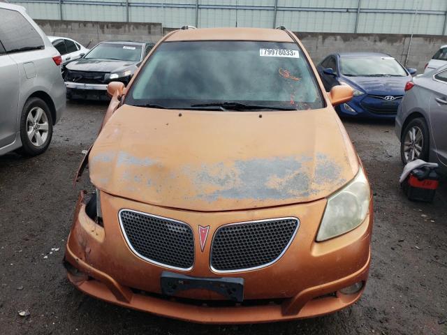 5Y2SL638X5Z427841 - 2005 PONTIAC VIBE ORANGE photo 5