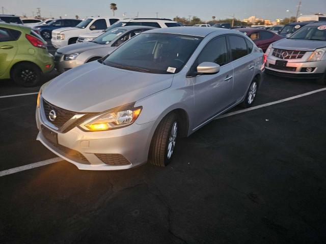 3N1AB7AP2JY262258 - 2018 NISSAN SENTRA S SILVER photo 2