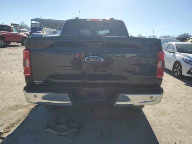 1FTFW1E51NKE61609 - 2022 FORD F150 SUPERCREW BLACK photo 6