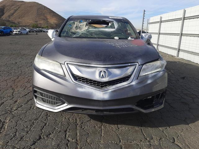 5J8TB3H32HL001606 - 2017 ACURA RDX GRAY photo 5