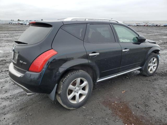 JN8AZ08W67W648070 - 2007 NISSAN MURANO SL BLACK photo 3