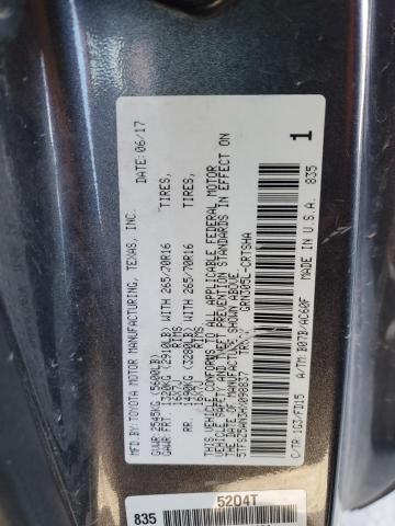 5TFSZ5AN3HX098837 - 2017 TOYOTA TACOMA ACCESS CAB Графитовый фото 12