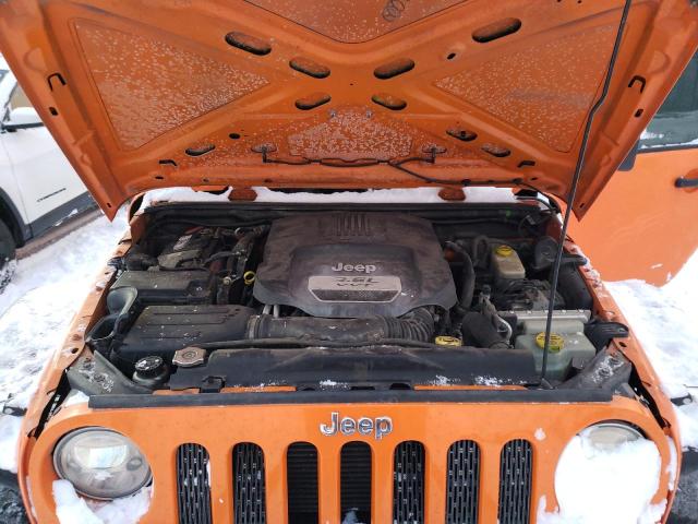 1C4BJWDG4DL563637 - 2013 JEEP WRANGLER U SPORT ORANGE photo 12