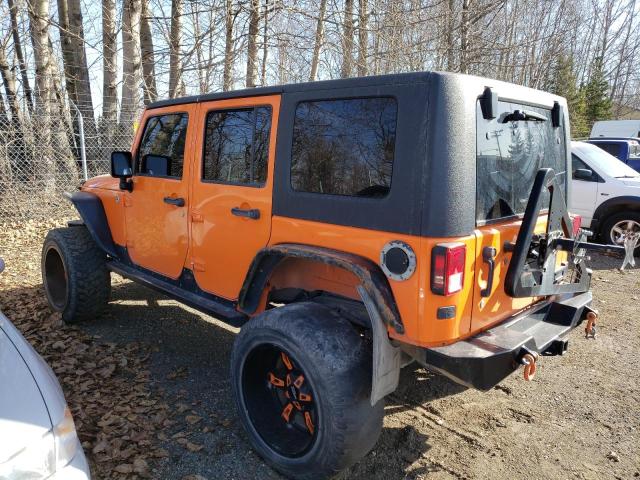 1C4BJWDG4DL563637 - 2013 JEEP WRANGLER U SPORT ORANGE photo 2