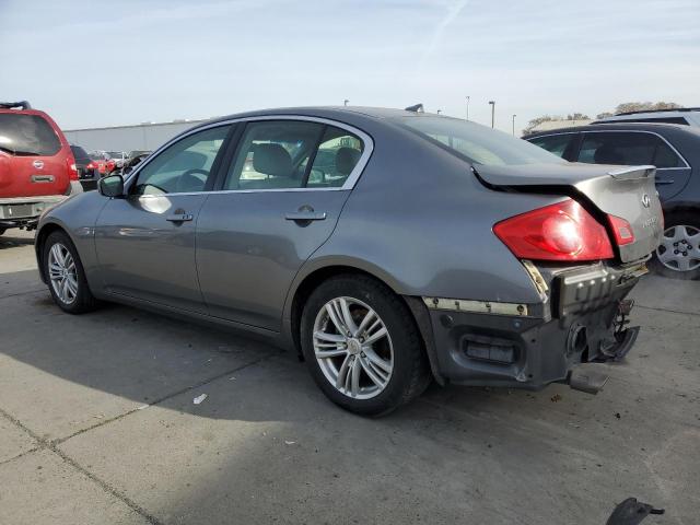 JN1DV6AP2BM600826 - 2011 INFINITI G25 BASE GRAY photo 2