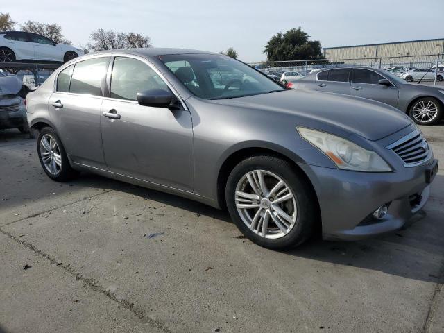 JN1DV6AP2BM600826 - 2011 INFINITI G25 BASE GRAY photo 4