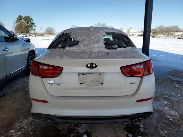 KNAGM4A7XF5651666 - 2015 KIA OPTIMA LX WHITE photo 6