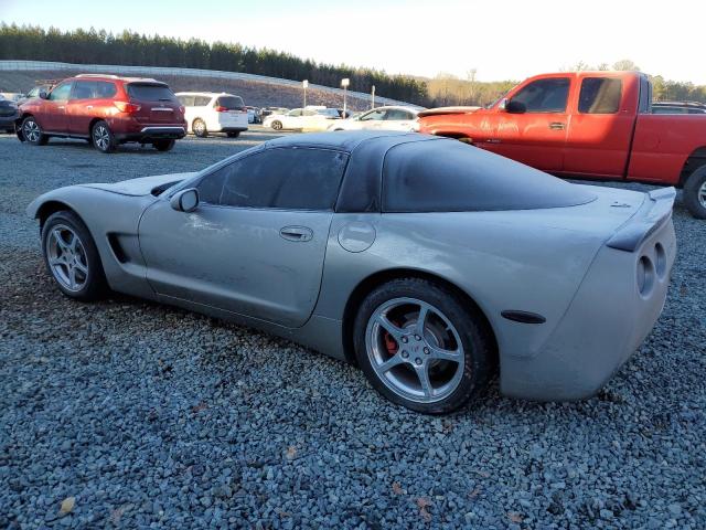 1G1YY22G615112722 - 2001 CHEVROLET CORVETTE SILVER photo 2