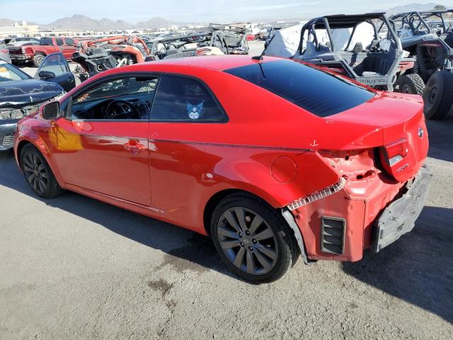 KNAFW6A39D5672150 - 2013 KIA FORTE SX RED photo 2