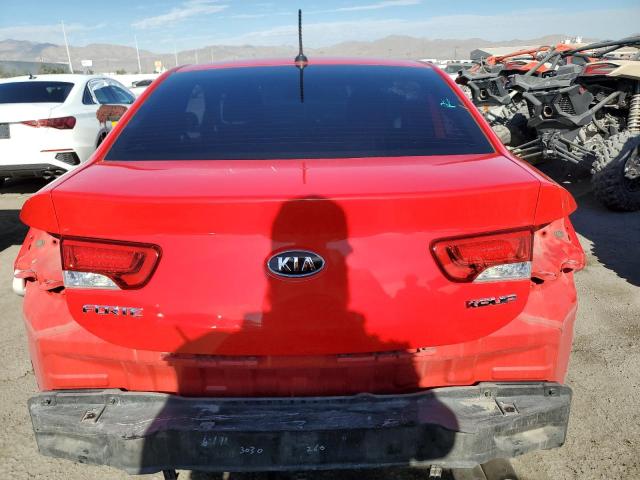 KNAFW6A39D5672150 - 2013 KIA FORTE SX RED photo 6