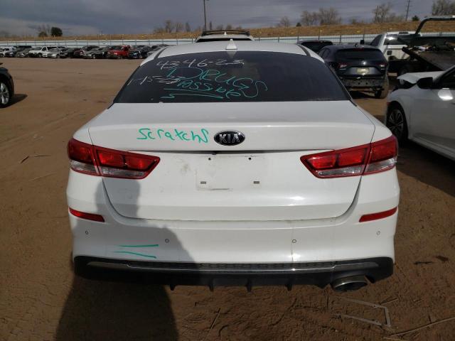 5XXGT4L35LG407527 - 2020 KIA OPTIMA LX WHITE photo 6