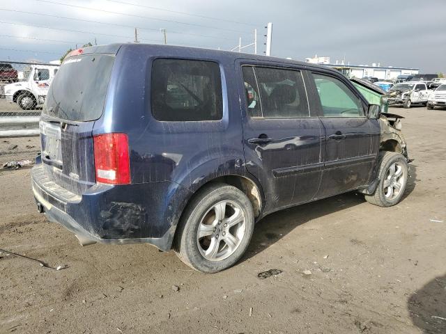 5FNYF4H44DB082953 - 2013 HONDA PILOT EX BLUE photo 3