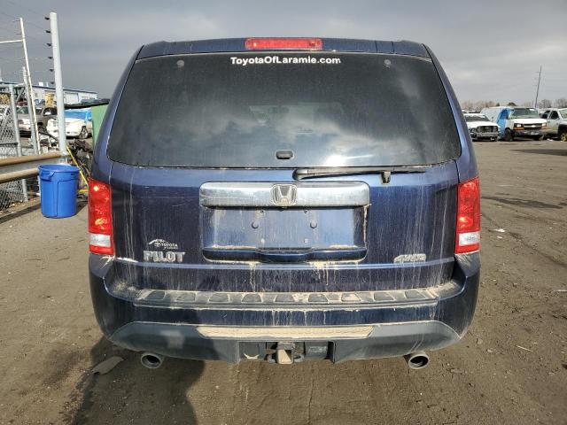 5FNYF4H44DB082953 - 2013 HONDA PILOT EX BLUE photo 6