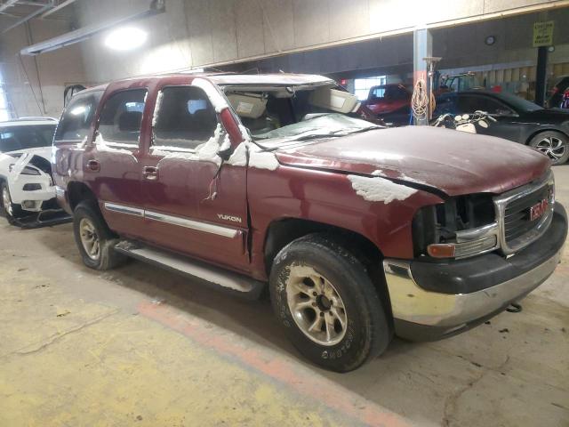 1GKEK13Z42J111460 - 2002 GMC YUKON BURGUNDY photo 4