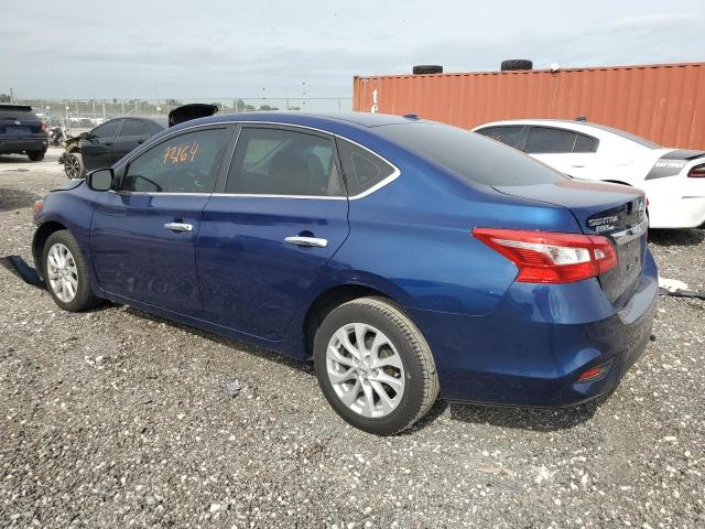 3N1AB7AP5KY278312 - 2019 NISSAN SENTRA S BLUE photo 2