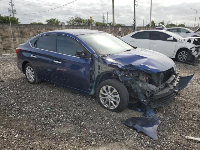 3N1AB7AP5KY278312 - 2019 NISSAN SENTRA S BLUE photo 4