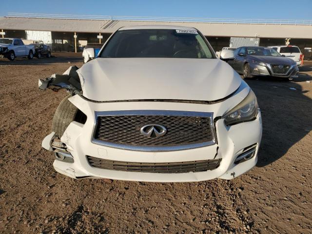 JN1BV7AP7FM350132 - 2015 INFINITI Q50 BASE WHITE photo 5