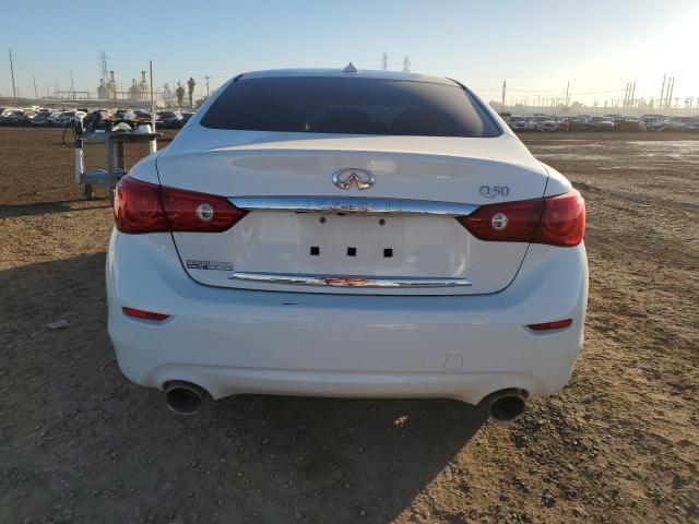 JN1BV7AP7FM350132 - 2015 INFINITI Q50 BASE WHITE photo 6