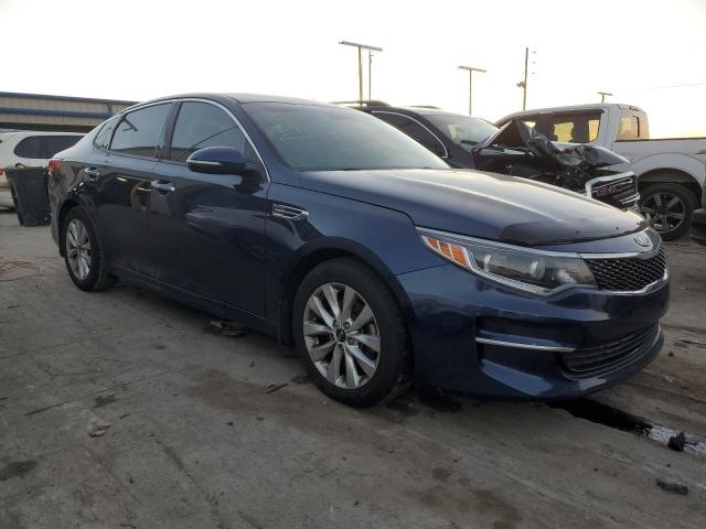 5XXGU4L31GG018449 - 2016 KIA OPTIMA EX BLUE photo 4