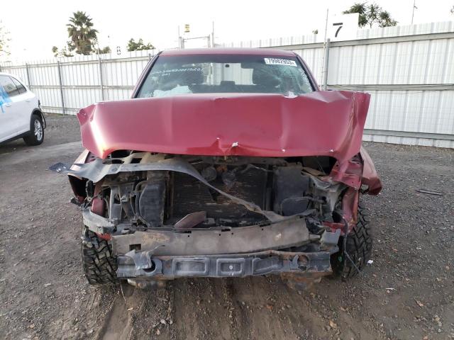 1C6RD6KT9CS201109 - 2012 DODGE RAM 1500 ST RED photo 5