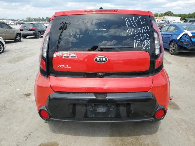 KNDJP3A58G7862170 - 2016 KIA SOUL + RED photo 6