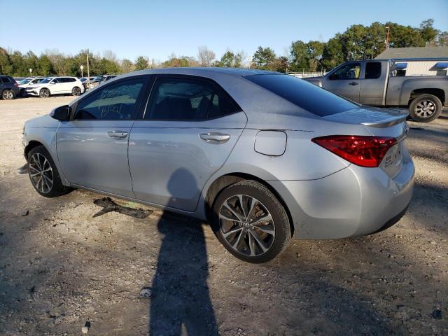 5YFBURHE4HP624502 - 2017 TOYOTA COROLLA L SILVER photo 2