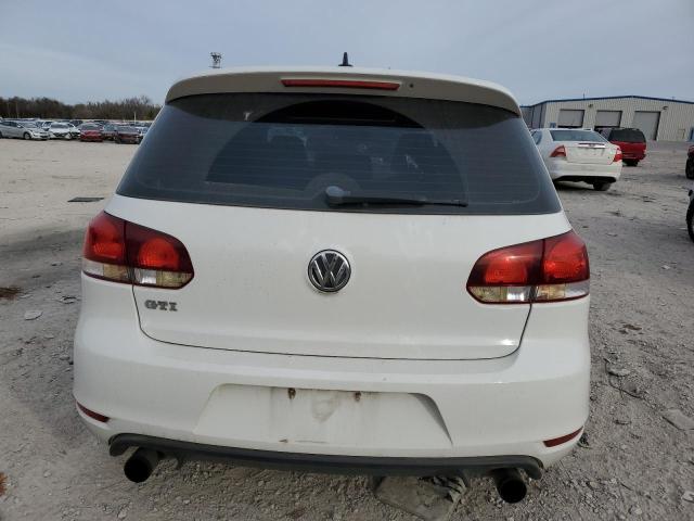 WVWHD7AJ0BW150312 - 2011 VOLKSWAGEN GTI WHITE photo 6