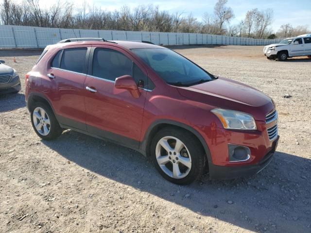 KL7CJNSB4FB072884 - 2015 CHEVROLET TRAX LTZ RED photo 4