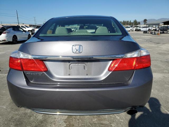 1HGCR2F72EA015153 - 2014 HONDA ACCORD EX GRAY photo 6