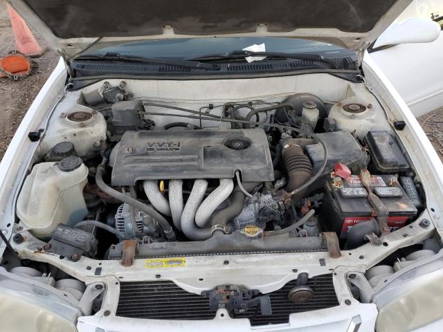 2T1BR12E21C450074 - 2001 TOYOTA COROLLA CE WHITE photo 11