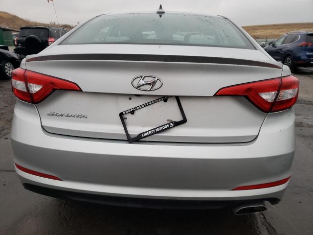 5NPE24AF3GH424599 - 2016 HYUNDAI SONATA SE SILVER photo 6