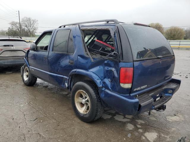 1GNCS13W7YK156699 - 2000 CHEVROLET BLAZER BLUE photo 2