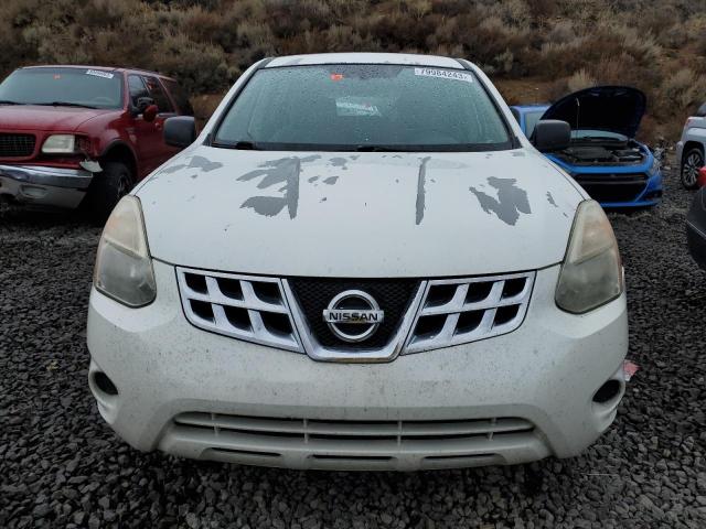 JN8AS5MV6DW637371 - 2013 NISSAN ROGUE S WHITE photo 5