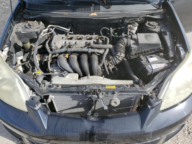 2T1KR32E25C429579 - 2005 TOYOTA COROLLA MA XR BLACK photo 12