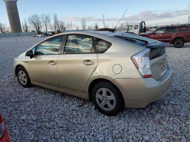 JTDKN3DU6A0087641 - 2010 TOYOTA PRIUS BEIGE photo 2