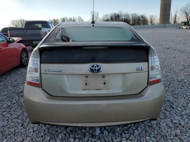 JTDKN3DU6A0087641 - 2010 TOYOTA PRIUS BEIGE photo 6